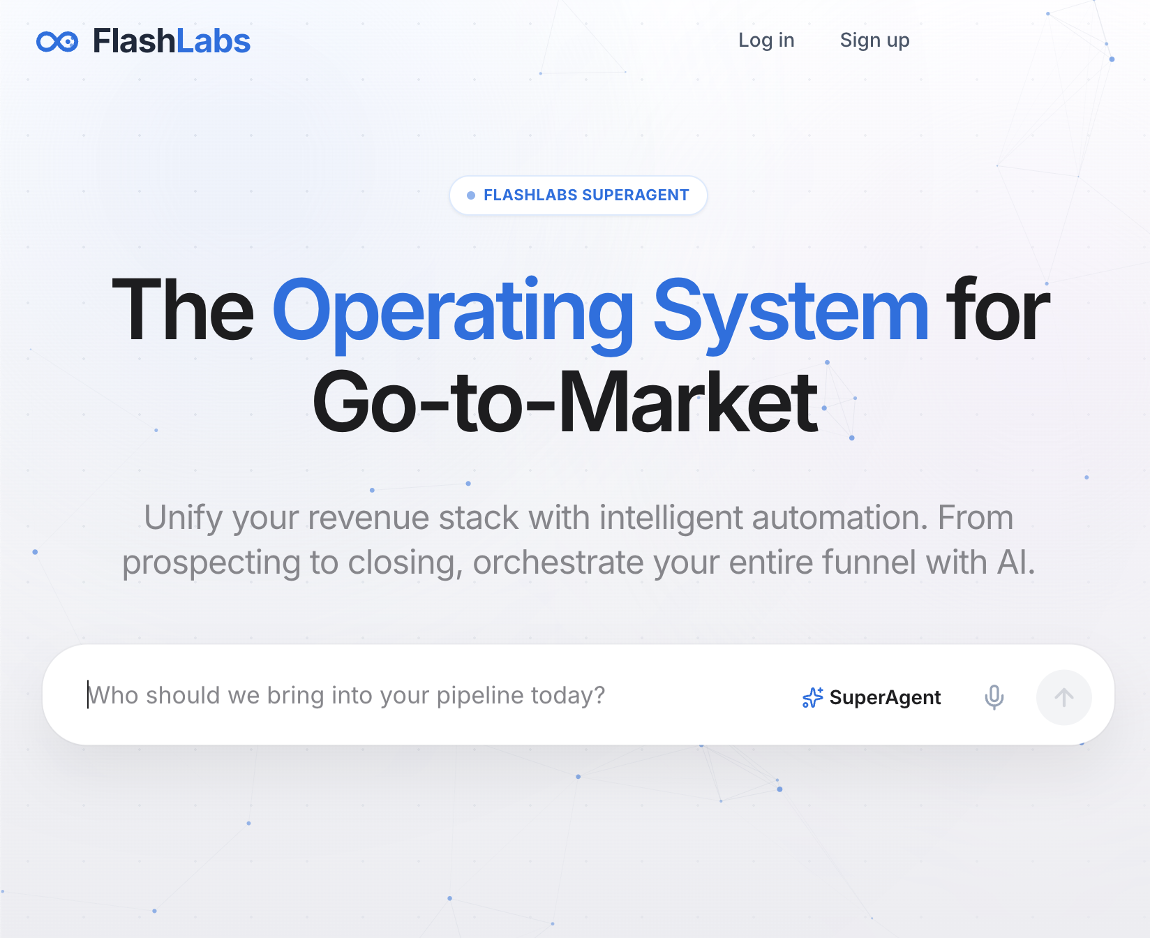 FlashLabs Super Agent product interface