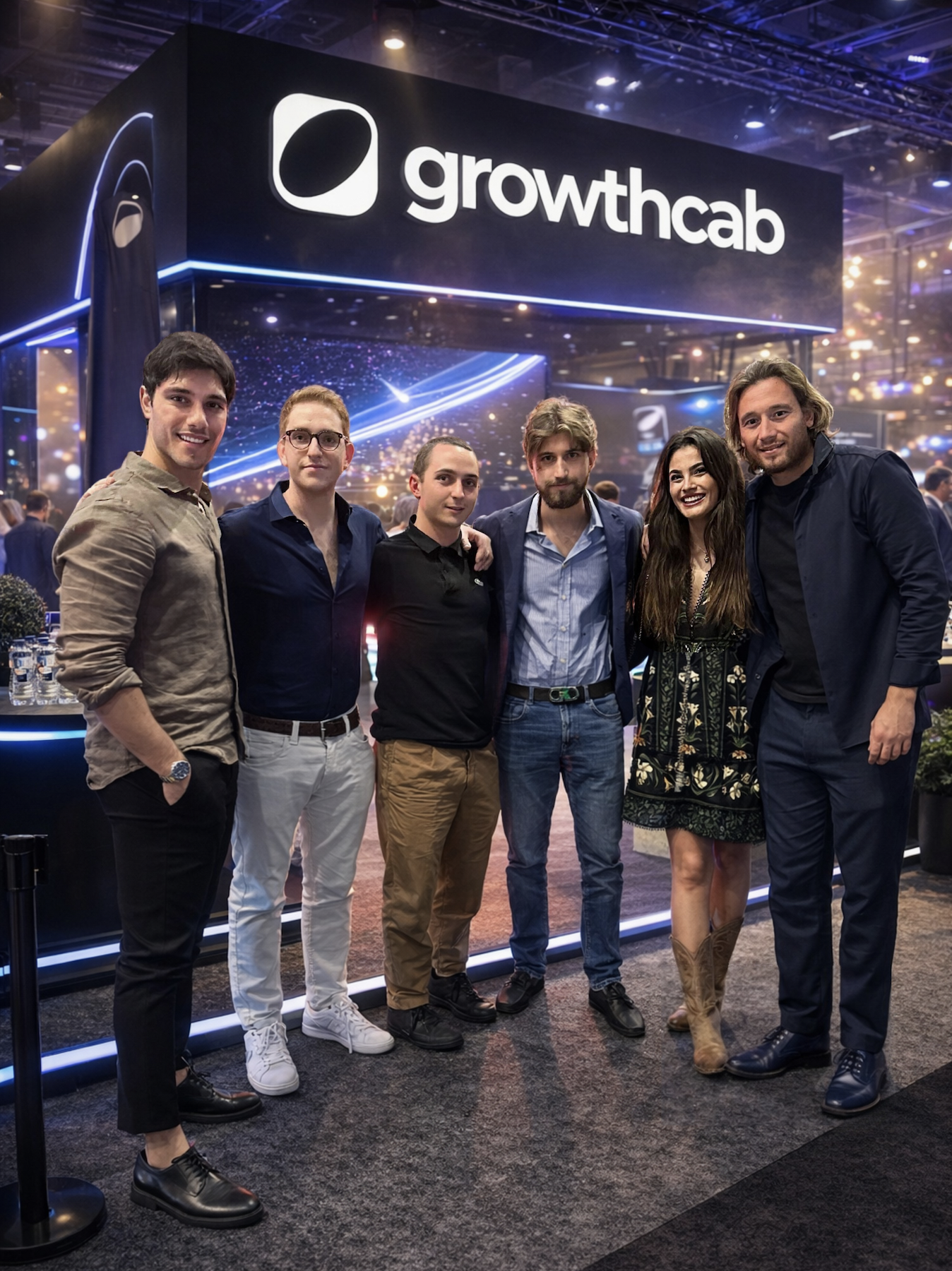 Growth Cab team at event