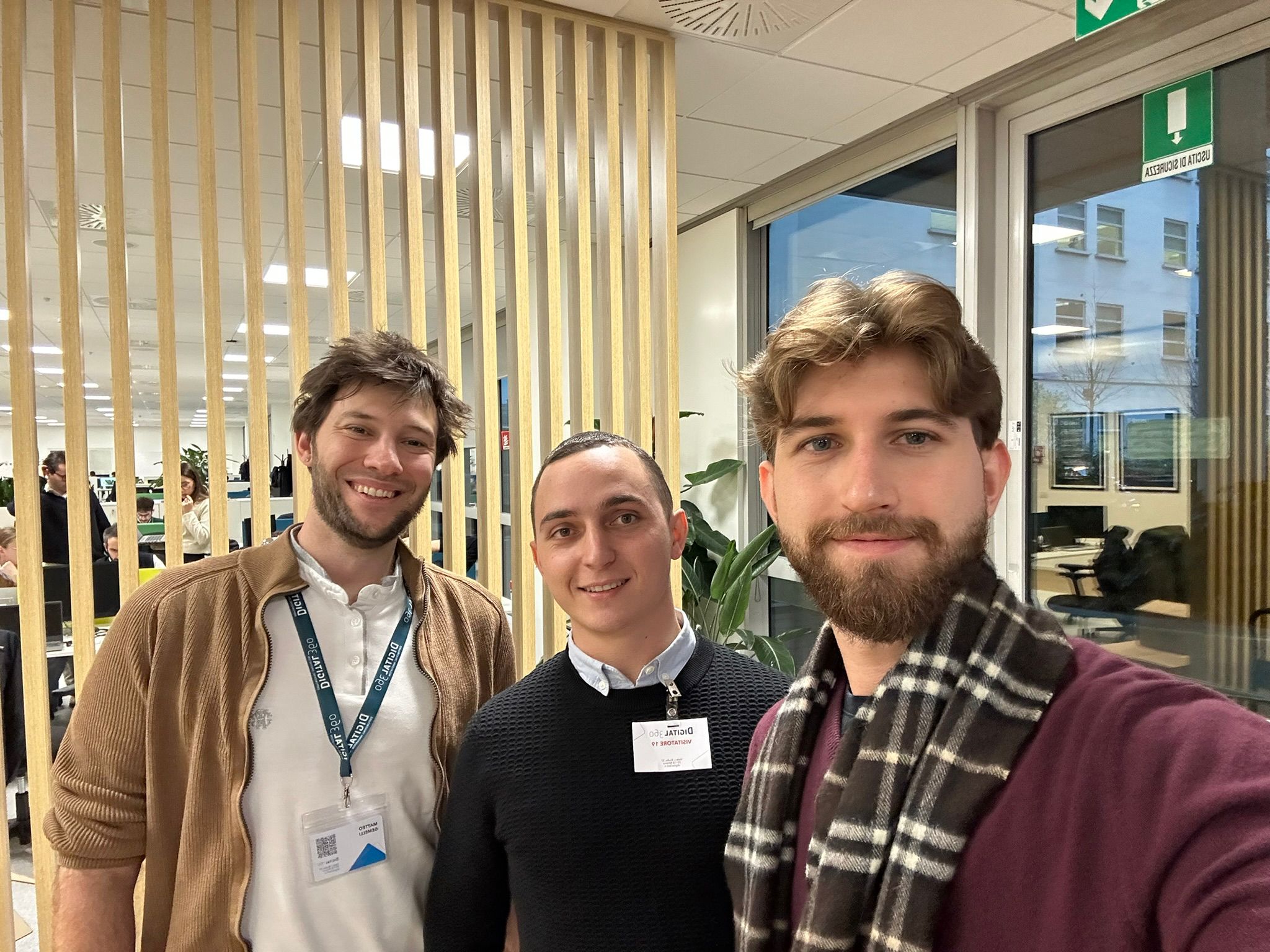 Growth Cab team visiting Digital360 offices in Milan
